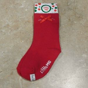 Happy Socks Little Me Red Cotton Socks Gripper